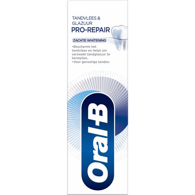 Ham Profetie Robijn Oral-B Pro-Repair Tandvlees & Glazuur Zachte Whitening Tandpasta 75 ML 75  ML | Etos