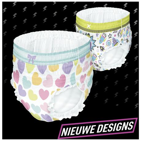 Ninjamas Pants Luierbroekjes Meisje Maat 7 4-7 Jaar 10 Stuks