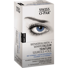 Swiss O-Par Wenkbrauwen & Wimperkleur Zwart