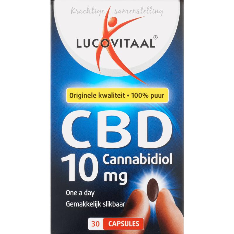 Lucovitaal CBD 10 mg Cannabidiol Capsules 30 stuks