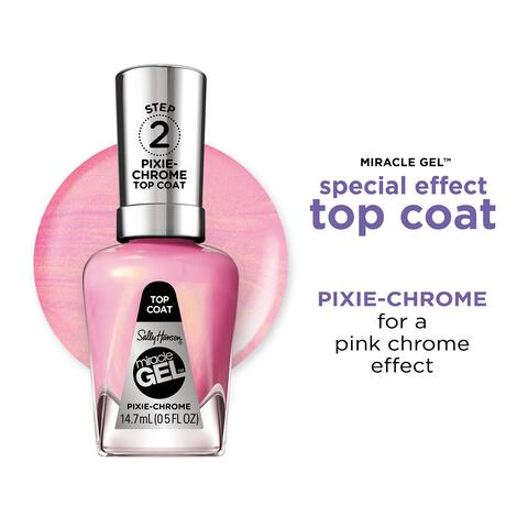 Sally Hansen Miracle Gel Top Coat - Roze - 111 Pixie Chrome