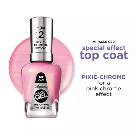 Sally Hansen Miracle Gel Top Coat Roze 111 Pixie Chrome