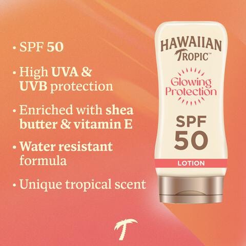 Hawaiian Tropic Glowing Protection Lotion SPF50 170 ML