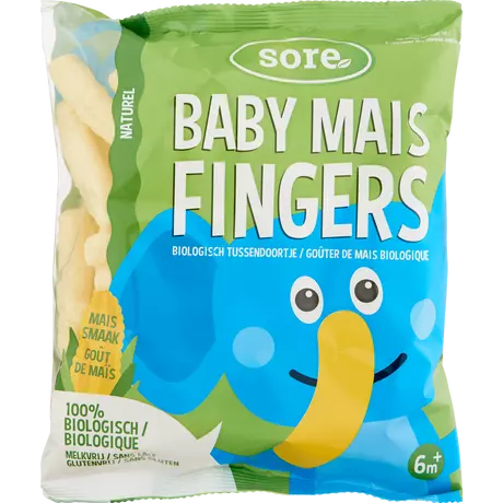 Sore Baby Bio Maisfingers Naturel 35 gram