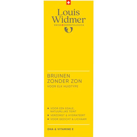 Louis Widmer Suncare Bruine Zonder Zon Licht Geparfumeerd 100 ML