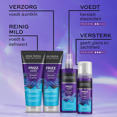 John Frieda Frizz Ease Dream Curls Air Dry Waves Styling Foam 150 ML