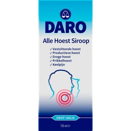 Daro Alle Hoest Siroop 150 ML