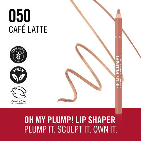 Rimmel London Oh My Plump! Lip Liner - Nude - 050 Café Latte