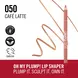 Rimmel London Oh My Plump! Lip Liner Nude 050 Café Latte