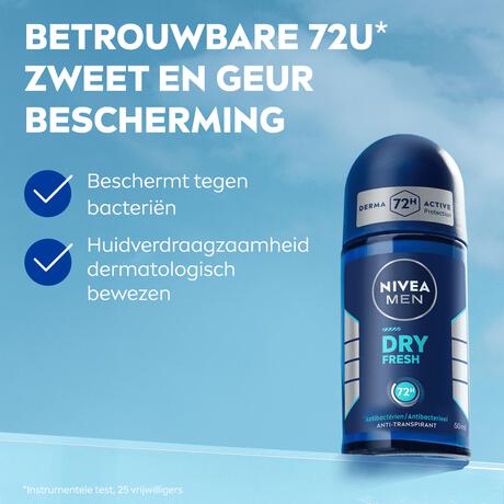 NIVEA MEN Dry Fresh Deodorant Roller 50 ML