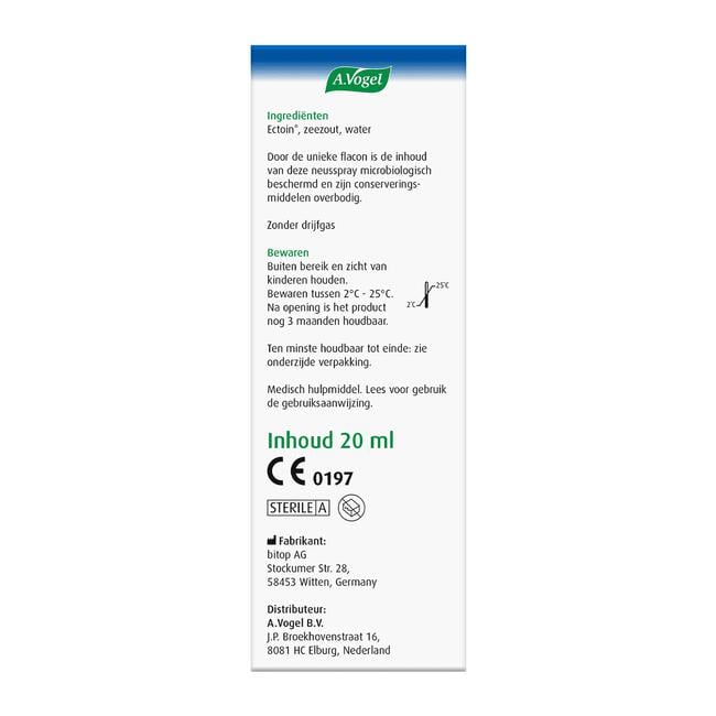 A.Vogel Pollinosan Hooikoorts Neusspray bij Hooikoorts Spray 20 ML