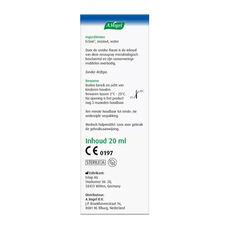 A.Vogel Pollinosan Hooikoorts Neusspray 20 ML