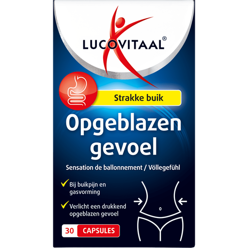 Lucovitaal Opgeblazen Gevoel Capsules 30 stuks