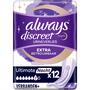 Always Discreet Verband Voor Urineverlies Dames Plus Ultimate Night x12