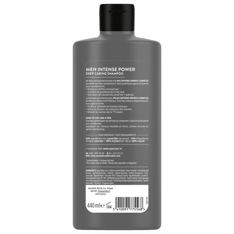 Syoss Men Intense Power Shampoo 440 ML