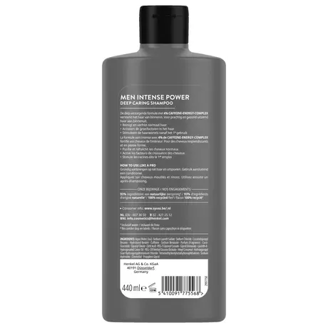 Syoss Men Intense Power Shampoo 440 ML