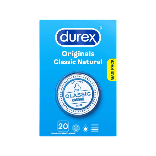 Durex Condooms Classic Natural 20 stuks