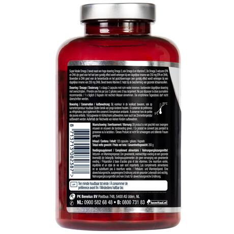 Lucovitaal Super Visolie Omega 3 Capsules 120 stuks