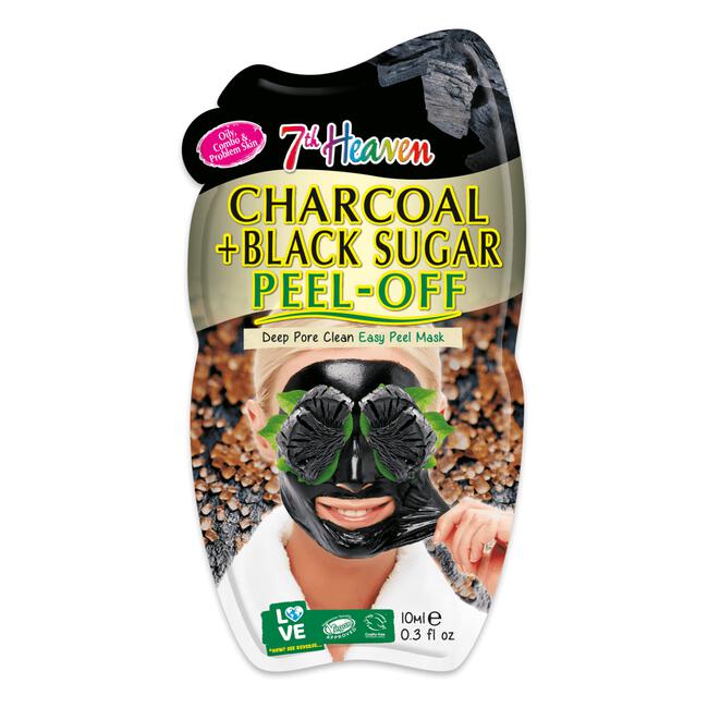 Montagne Jeunesse 7th Heaven Charcoal Black Sugar Peel Off Masker