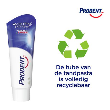 Prodent White System Tandpasta 75 ML