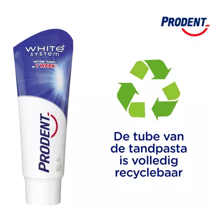 Prodent White System Tandpasta 75 ML