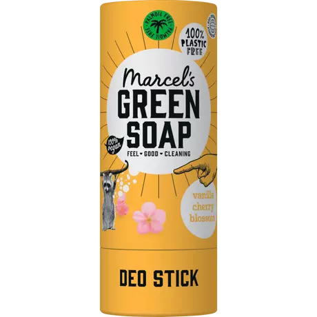 Marcel's Green Soap Vanilla & Cherry Blossom Deodorant Stick 40 gram