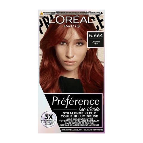 L'Oréal Paris Préférence Haarverf 5.664 Cherry Red