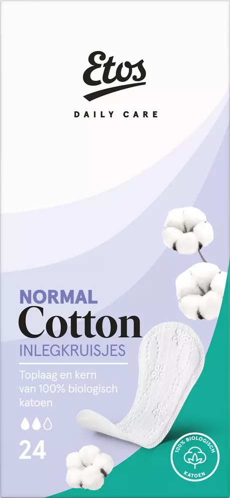 Etos Normal 100% Katoen Inlegkruisjes 24 stuks