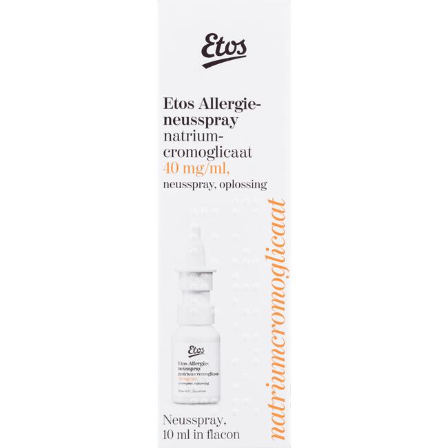 Etos Allergieneusspray Natriumcromoglicaat 40 mg/ml 10 ML