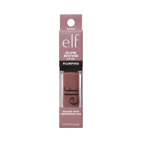 e.l.f. Glow Reviver Plumping Lip Oil Major Mauve