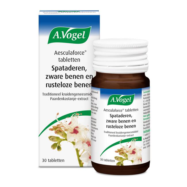 A.Vogel Aesculaforce bij Spataderen & Zware Benen Tabletten 30 stuks