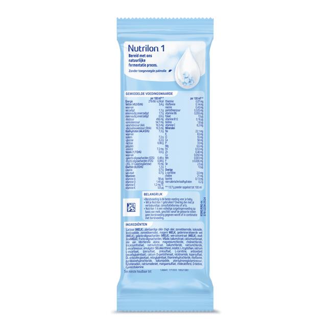 Nutrilon 1 Zuigelingenvoeding 0-6 Maanden Sachet 23 GR