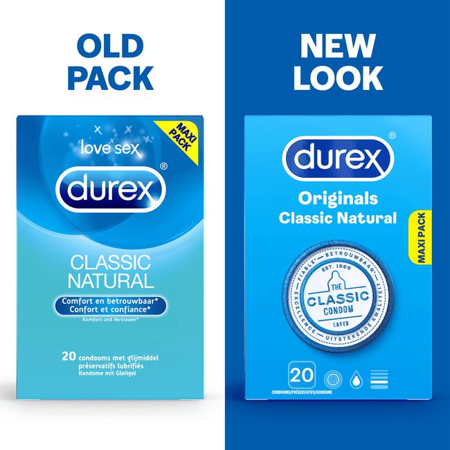 Durex Condooms Classic Natural 20 stuks