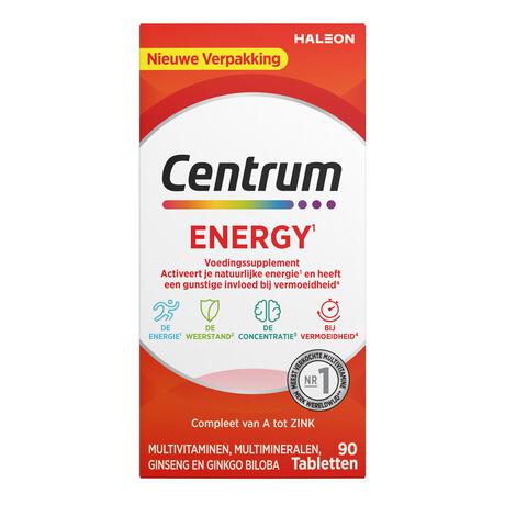 Centrum Energy Multivitaminen Tabletten 90 stuks