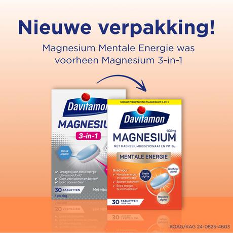 Davitamon Magnesium Mentale Energie 30ST