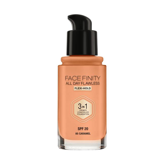 Max Factor Facefinity All Day Flawless 3-in-1 Vegan Foundation 85 Caramel