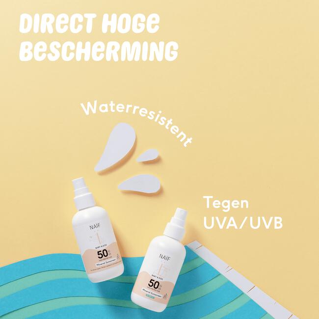 Naïf Baby & Kids Zonnebrand Spray SPF50 100 ML