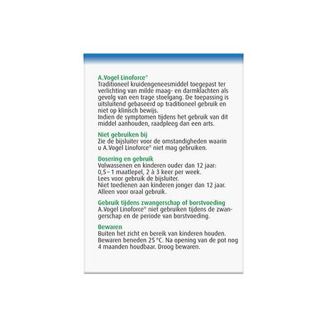 A. Vogel Linoforce Bij Een Moeilijke Stoelgang Granulaat 200 GR