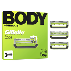 GilletteLabs Body + Intimate Navulmesjes 3 stuks