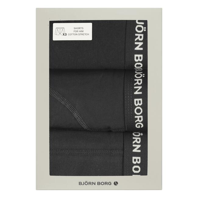 BJÖRN BORG Boxershorts Mannen 3-pack Zwart Maat L
