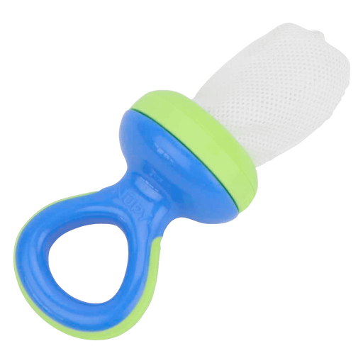 Nuby Sabbelzakje 6+ Maanden Blauw