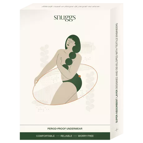 Snuggs Active Highrise Light Menstruatie Ondergoed Maat M 