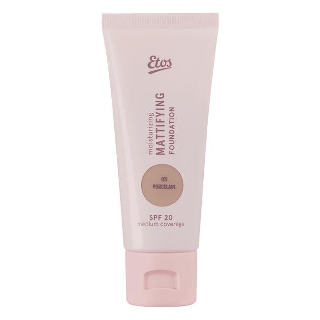 Etos Moisturizing Mattifying Foundation SPF 20 03 Porcelain