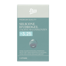 Etos Silicone Hydrogel Zachte Maandlenzen -3.25 3st.