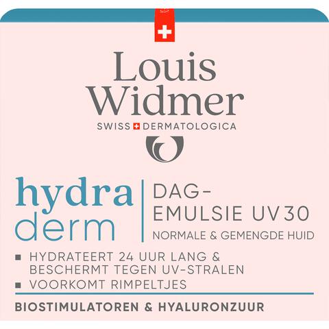 Louis Widmer Hydraderm Dagemulsie UV SPF 30 Licht Geparfumeerd 50 ML