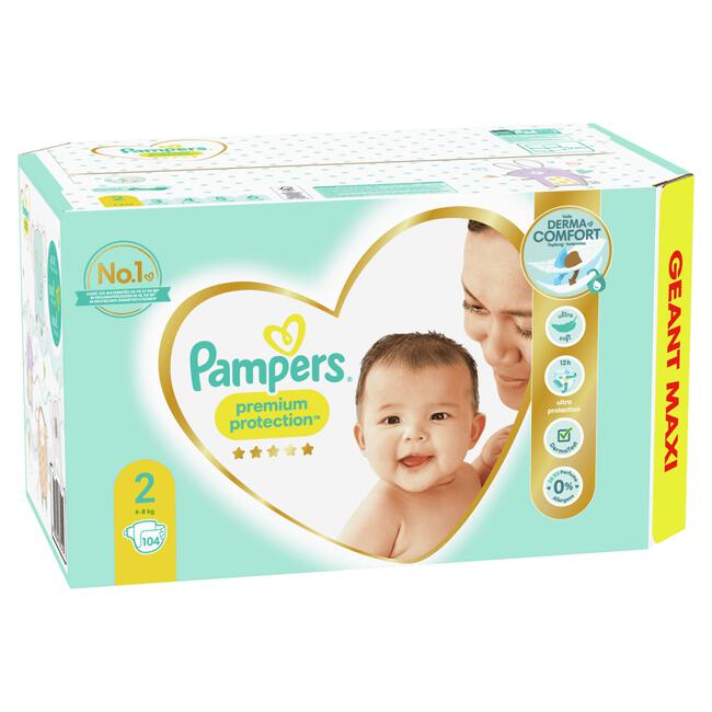 slaap vliegtuig Wreed Pampers Premium Protection Maat 2 108 Luiers 4KG-8KG 108 EA | Etos