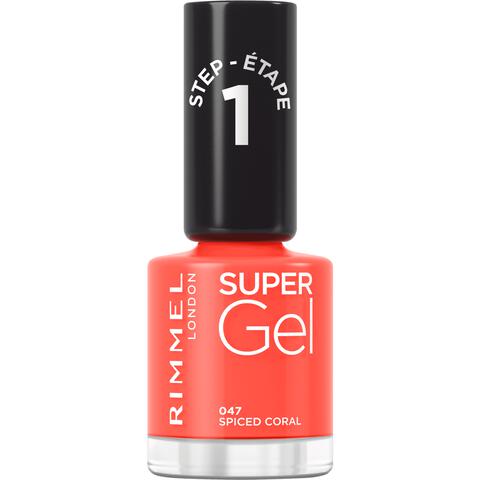 Rimmel Super Gel Nailpolish 047 Spiced Coral 12 ML
