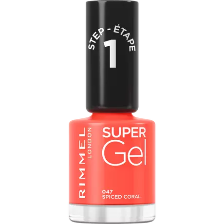 Rimmel London SuperGel Nagellak 047 Spiced Coral 12 ML