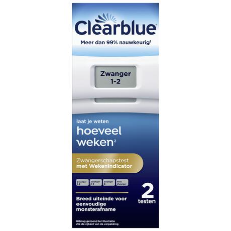 Clearblue Zwangerschapstest met Wekenindicator 2 Stuks