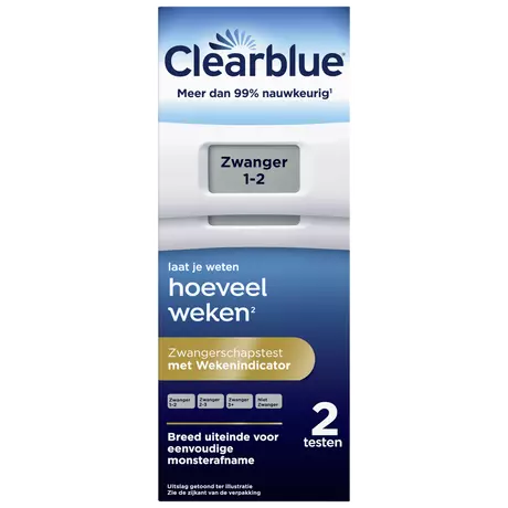 Clearblue Zwangerschapstest met Wekenindicator 2 stuks